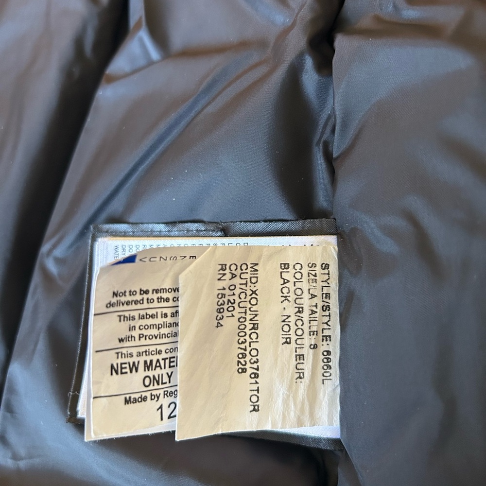 Canada Goose Trillium Parka Heritage Black Small, Like New, Full Set - Picture 13 of 16